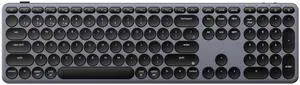 Keychron B5 Pro Ultra-Slim 2.4 GHz Bluetooth Keyboard Wireless 100% Full-Size 548g Lightweight Launcher Support with 300 Hours Battery Life Compatible for Mac Windows Linux - Space Gray