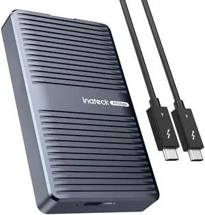 Inateck 40Gbps M.2 NVMe SSD Aluminum Enclosure, USB4.0/Thunderbolt 3/4 External Hard Drive Enclosure, No Tools Required Installation, Supports 2280 SSDs, M-Key, FE2029 Inateck 40Gbps M.2 NVMe SSD Aluminum Enclosure, USB4.0/Thunderbolt 3/4 External Hard Drive Enclosure, No Tools Required Installation, Supports 2280 SSDs, M-Key, FE2029