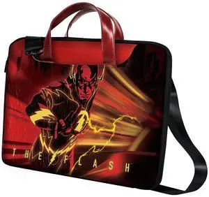 Superhero Laptop Case Bag, 14 inch Computer Bag Compatible with MacBook, HP, Dell, Lenovo, Asus, Acer, Water Resistant Laptop Messenger Shoulder Sleeve with Strap  Ideal Gift for Teens & Adults
