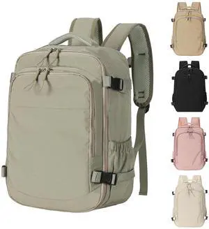 RELITRK Travel Backpack For Women Men,Airline Approved Carry on Backpack,Casual Daypack for Business Travel Essentials (Green)