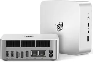 Beelink Mini PC, EQi13 Pro, Intel Core i7-13620H(10C/16T, up to 4.9GHz), 13th Gen UHD Graphics 1.5GHz, 32GB RAM 500GB SSD Dual LAN Mini Computer Win11 Pro/WiFi 6+BT5.2/Dual HDMI/Built-in 85W PSU