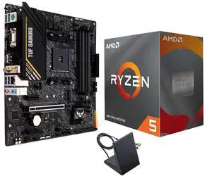 Micro Center AMD Ryzen 5 4500 Desktop Processor with ASUS TUF Gaming A520M-PLUS (WiFi) AM4 microATX Motherboard (M.2 Support, 802.11ac Wi-Fi, DisplayPort, HDMI) Micro Center AMD Ryzen 5 4500 Desktop Processor with ASUS TUF Gaming A520M-PLUS (WiFi) AM4 microATX Motherboard (M.2 Support, 802.11ac Wi-Fi, DisplayPort, HDMI)