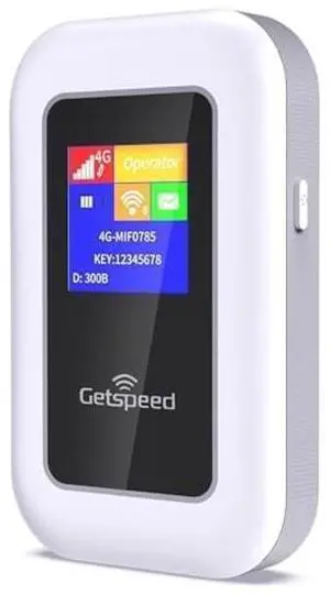 4G LTE WiFi Mobile Hotspot,Portable WiFi Router,No SIM Card Needed,10 Connected Devices,Pocket Worldwide Wireless Network Device for Travel in 110+ Countries