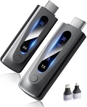 BRAIDOL Wireless HDMI Transmitter and Receiver S3 Black Black