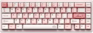 BOYI LUCKY65 V2 Aluminum CNC Quick Release Mechanical Keyboard,QMK/VIA Programmable BT5.0/2.4G/Type-C Tri-Mode 65% Wireless RGB Gasket Mounted Creamy Sound Gaming Keyboard for Win/Mac(Pink)