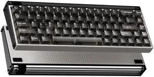 MelGeek MADE68 Pro+ Wired Gaming Keyboard, Magnetic Keyboard with Hall Effect, 65% Compact Rapid Trigger, Hot-Swappable, RGB Snap Tap & Adjustable Actuation, Online HIVE Custom (Phantom Gray)