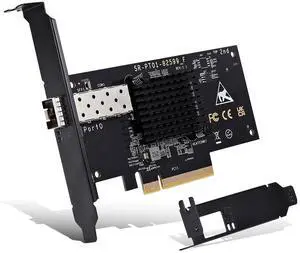 10Gb SFP PCI-e Network Card, 82599(X520-DA1) Controller, 10Gbps Ethernet Adapter, 10Gbe SFP+ Port, 10G NIC Card, Support Windows/Windows Server/VMware