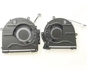 Fleshy Leaf Replacement CPU+GPU Cooling Fan for HP Envy 17-CH 17X 17M-CH 17-CH0008CA 17-CH0010CA 17T-CH 17T-CH000 TPN-W148 Series EG50050S1-1C160-S9A EG50050S1-1C170-S9A M45786-001 M45787-001