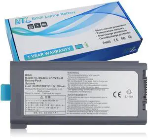 Bituli CF-VZSU46 Laptop Battery for Panasonic Toughbook CF-30 CF-31 CF-53 CF30 CF31 CF53 CFVZSU46 CF-VZSU46R CF-VZSU46S CF-VZSU72U CF-VZSU71U CF-VZSU1430U CF-VZSU46AU CF-VZSU46U