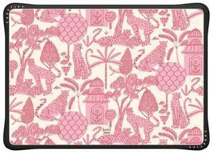 CASETiFY Impact MacBook Air 13.6" (M2-M4) Case [Cushioned Impact Corners/Scratch-Resistant/Anti-Slip Grip] - Cheetah Paradise - Clear Black