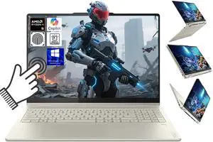 Lenovo Yoga 7 2 in 1 AI Laptop 16 2K Touchscreen, AMD Ryzen AI 5 340 Up to 4.8GHz, AMD Radeon 840M, 16GB LPDDR5X, 1TB SSD, WiFi 7, Backlit KB, Fingerprint, Windows 11 PRO W/BWE Accessorie