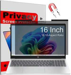 KEANBOLL 16 Inch Magnetic Privacy Screen for Laptops (16:10) - Removable Anti-Glare Filter with Blue Light Reduction | Compatible with HP, Dell, Acer, Asus, Samsung, Lenovo Laptops etc