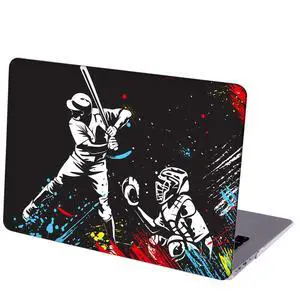 MINGDAO Compatible with MacBook Air 13 inch Retina Display with Touch ID, Hard Protective Shell with Keyboard Cover (M1 A2337 A2179 A1932, 2018 2019 2020 Release) - Baseball Player - MC7493
