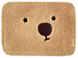 kimhachan Pluffy HACHAN Laptop Pouch [13 inch/15 inch/17 inch] Cute Fluffy Laptop Pouch Case Sleeve for Women (Brown, 13 inch)