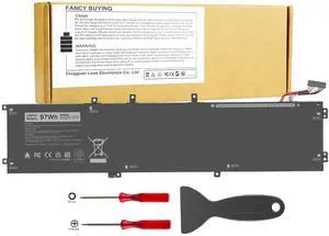 Fancy Buying 97Wh 6GTPY Laptop Battery for Dell XPS 15 9550 9560 9570 7590 Inspiron 15 7500 7501 7590 7591 Vostro 7500 7590 i7-7700HQ 5D91C GPM03 4GVGH 1P6KD 5XJ28 5D91C 5041C D1545 D1645 D1745