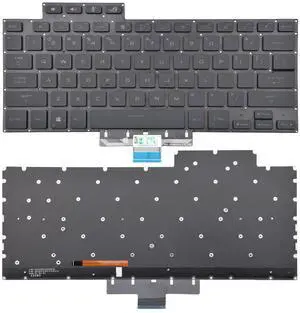 SUNMALL Replacement Keyboard Compatible with Asus ROG Zephyrus G15 2021 G15 GA503 GA503Q GA503QR GA503QS wih Backlit US Layout - Black