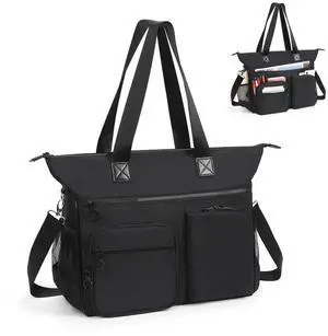 Laptop Bag for Women, 15.6 inch Laptop Tote Bag, Large Capacity Teacher Tote, Lightweight Work Bags for Women with Multi Pockets, Business Office Work Handbag