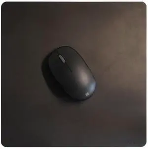 Mouse Pad-Premium Full Grain Genuine Leather (Vintage Black)