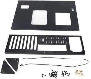 Sturdy Open Computer Case for ATX/MATX/ITX Motherboards - Heat-Dissipating Motherboard Chassis with Graphics Card Protection Up to 305x245mm DIY Build