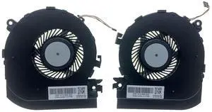 Sicastar New DC5V Replacement CPU and GPU Cooling Fan for HP Spectre X360 15-BL TPN-179 Series 15-bl0xx 15-bl1xx 15-bl125nr 15-bl112dx 914357-001 914358-001 813956-002