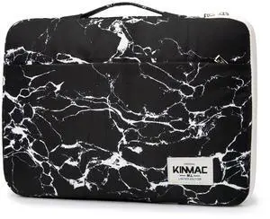 Kinmac 360° Protective Laptop Sleeve Case Bag Cover with Handle for MacBook Pro 16 inch,16 inch HP,Lenovo,Dell,ASUS,Acer Ultrabook and Business Laptop (Black Marble)