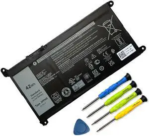 Mobik 42Wh JPFMR Laptop Battery Replacement for Dell Chromebook 3100 3400 2-in-1 5488 5493 5593 P90F Series Notebook 0JPFMR 7MT0R 7MTOR 16DPH 7T0D3 07T0D3 DN33X RDNP5 65N6H 11.4V 3500mAh