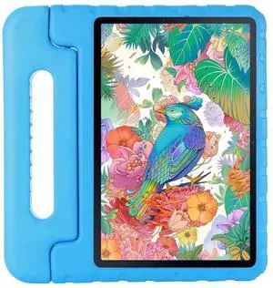Kids Case for Samsung Galaxy Tab S7 11 T870 T875, Shockproof Convertible Handle Stand Cover Light Weight Kids Friendly Protective Case for Samsung Galaxy Tab S7 11 T870 T875 - Blue