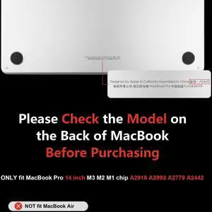 Yebiseven for MacBook Pro 16" M4/M3/M2/M1 Case 2024 2023 2021 Model A3403/A3186/A2991/A2485/A2780, Hard Shell Laptop Case with Keyboard Cover & Trackpad Protector & Webcam Cover, Space Grey