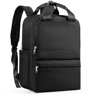 suratio Black Small Travel Backpack For Women Carry On Backpack For Traveling On Airplane Laptop Work Teacher Backpacks For Men Personal Item Travel Bag