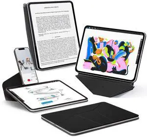 MOFT Dynamic Folio Case for iPad mini 7 A17 Pro 2024 & iPad mini 6th A15 2021, 8.3 Inch Silm Magnetic Stand Case with 20+ Viewing Angles, Auto Wake/Sleep, Ultra Thin, Jet Black