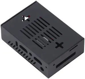 Orange Pi 5 MAX Zinc Alloy Case,Cooling Metal Case Housing with Cooling Fan,2 Pin Interface,Single Board Computer Metal Cooling Case Compatible with Orange Pi 5 MAX