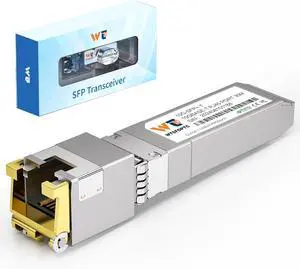 10G SFP+ to RJ-45 Transceiver, 1.25/2.5/5/10G-T Copper SFP+ CAT6a Module, Auto-Negotiation, Up to 30m, for Cisco SFP-10G-T-S, Ubiquiti UniFi UF-RJ45-10G, Meraki, TP-Link, Mikrotik, Netgear and More