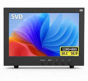 SECURITYVIDEODIRECT SVD 10.1 Inch Full HD 2 Mega Pixel Metal Frame with varsatile Metal Mount, Industrial Monitor for RV Boat CCTV, Support HDMI BNC Input SECURITYVIDEODIRECT SVD 10.1 Inch Full HD 2 Mega Pixel Metal Frame with varsatile Metal Mount, Industrial Monitor for RV Boat CCTV, Support HDMI BNC Input