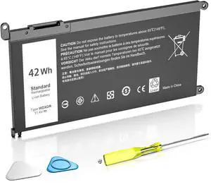 XOUBZ WDX0R 42W Laptop Battery Replacement for Dell Inspiron 13 15 5000 7000 Series 5565 5567 5570 5578 7560 7570 7573 7579 5368 Latitude 3490 3590 3340 3400 3390 3500 Vostro 5468 5568 P69G 3CRH3