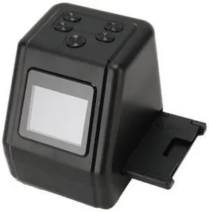 Film and Slide Scanner with Large 2inch LCD Screen, Converts 135 126 110 Films Slides to Negatives Color Black White JPG Photos, Up to 12MP Old Camera Converter