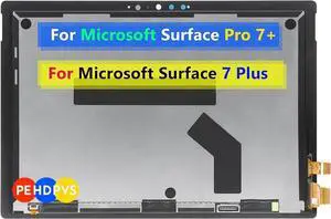 Replacement for Microsoft Surface Pro 7 Plus LED Display for Surface Pro 7+ LP123WQ3-SPA1 12.3" 2736x1824 LED LCD Touch Screen Display Digitizer Assembly (Only for Touch Screen)