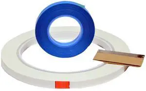 TME Open Reel Audio Leader Tape Kit Solid White 1/4" X 250 Ft with Splicing Tape for Maxell, RMGI, AMPEX, and ATR Tape PN ACLEADERKIT-A