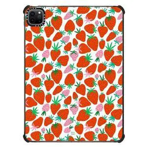 CASETiFY Impact Case for iPad Pro 11" (3rd/4th Gen) - Strawberries by BODIL Jane - Clear Black CASETiFY Impact Case for iPad Pro 11" (3rd/4th Gen) - Strawberries by BODIL Jane - Clear Black