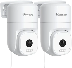 VIMTAG 2.5K Outdoor Pan/Tilt Security Camera, Wired, Dual-Band Wi-Fi, IP66 VIMTAG 2.5K Outdoor Pan/Tilt Security Camera, Wired, Dual-Band Wi-Fi, IP66