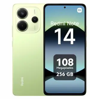 XIAOMI Redmi Note 14 4G LTE (for Tmobile Mint Tello Global) (256GB + 8GB) 6.67" 120Hz 108MP AI Camera Global Version Dual Sim (Coral Green) XIAOMI Redmi Note 14 4G LTE (for Tmobile Mint Tello Global) (256GB + 8GB) 6.67" 120Hz 108MP AI Camera Global Version Dual Sim (Coral Green)