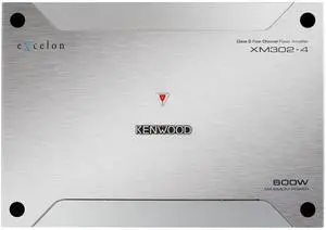 KENWOOD XM302-4 eXcelon 4-Channel Marine Grade Amplifier for Boats, Cars and ATV's KENWOOD XM302-4 eXcelon 4-Channel Marine Grade Amplifier for Boats, Cars and ATV's
