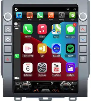 QLED 8-Core CPU Radio Upgrade for Toyota Tundra 2014 2015 2016 2017 2018,12.1inch IPS Screen,CarPlay Android Auto Ready,Steering Wheel Control QLED 8-Core CPU Radio Upgrade for Toyota Tundra 2014 2015 2016 2017 2018,12.1inch IPS Screen,CarPlay Android Auto Ready,Steering Wheel Control