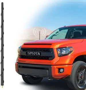 16 inches Antenna Compatible with 2000-2021 Toyota Tundra Tacoma ^^ Car Wash Proof ^^ Flexible Rubber Copper ^^ Designed for Optimized FM/AM Reception 16 inches Antenna Compatible with 2000-2021 Toyota Tundra Tacoma ^^ Car Wash Proof ^^ Flexible Rubber Copper ^^ Designed for Optimized FM/AM Reception