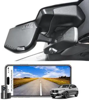 Mangoal Front 4K & Rear 1080p Dash Cam Custom for BMW X3 Gen4 G45 2025, 30 xDrive M50 xDrive, OEM Style, 2160P UHD Video, WiFi & APP, 128GB Card Mangoal Front 4K & Rear 1080p Dash Cam Custom for BMW X3 Gen4 G45 2025, 30 xDrive M50 xDrive, OEM Style, 2160P UHD Video, WiFi & APP, 128GB Card