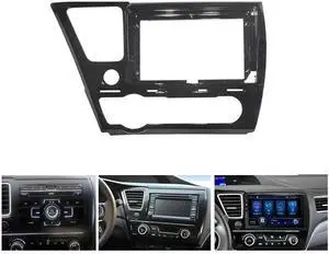 9'' Car Radio Stereo Dash Install Kit Fascia Panel Trim fits for Honda Civic 2013-2015 Installation Aftermarket Stereo Headunit 9'' Car Radio Stereo Dash Install Kit Fascia Panel Trim fits for Honda Civic 2013-2015 Installation Aftermarket Stereo Headunit