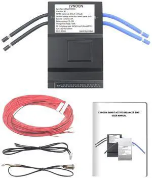 LVNOON LB06A Smart Active Balancer BMS Lithium Battery Protection Board for Li-ion NCM LFP LiFePo4 Battery Management System 7S 8S 10S 12S 16S 20S 100A 24V 48V 60V with APP Control (7-20S, 100A) LVNOON LB06A Smart Active Balancer BMS Lithium Battery Protection Board for Li-ion NCM LFP LiFePo4 Battery Management System 7S 8S 10S 12S 16S 20S 100A 24V 48V 60V with APP Control (7-20S, 100A)