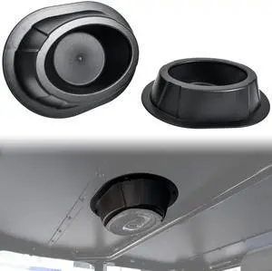 SAUTVS 2PCS UTV 6 by 9 Inch Roof Speakers Pods Waterproof Dustproof Universal 6x9 Overhead Speakers Panels Enclosures Holder for Can-Am/Polaris/Kawasaki/Honda/Yamaha Accessories SAUTVS 2PCS UTV 6 by 9 Inch Roof Speakers Pods Waterproof Dustproof Universal 6x9 Overhead Speakers Panels Enclosures Holder for Can-Am/Polaris/Kawasaki/Honda/Yamaha Accessories