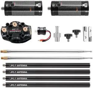 JPC-7 HF Antennas for Ham Radio 7-50MHz All Band Shortwave Radio Antenna with Low SWR <1.2, 40m-6m 8 Bands Easy Setup for POTA/Field Day JPC-7 HF Antennas for Ham Radio 7-50MHz All Band Shortwave Radio Antenna with Low SWR <1.2, 40m-6m 8 Bands Easy Setup for POTA/Field Day