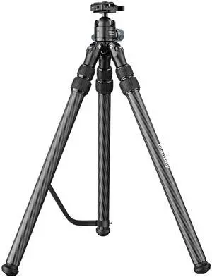 Manbily Carbon Fiber Hunting Tripod with 44mm Ball Head and Arca Swiss & Picatinny Adapters, 63" Heavy Duty Stable Inverted Tripod for Hunting, Shooting, and Outdoors (WZ-2836) Manbily Carbon Fiber Hunting Tripod with 44mm Ball Head and Arca Swiss & Picatinny Adapters, 63" Heavy Duty Stable Inverted Tripod for Hunting, Shooting, and Outdoors (WZ-2836)