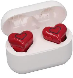 YOUTHINK Heart Shaped Earbuds Stylish Unique Gradient Light HiFi Stereo Sound for Sport Business Earphones with Charging Case for Workouts Running PC, ABS 2 Earphones 8 Earplugs (#1) YOUTHINK Heart Shaped Earbuds Stylish Unique Gradient Light HiFi Stereo Sound for Sport Business Earphones with Charging Case for Workouts Running PC, ABS 2 Earphones 8 Earplugs (#1)